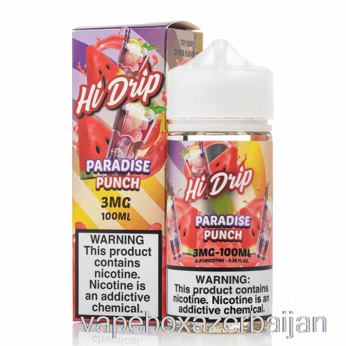 Vape Smoke Paradise Punch - Hi-Drip E-Liquids - 100mL 0mg